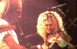 Carlos Nunez and Natalie MacMaster, Tonder Festival 99; photo by The Mollis