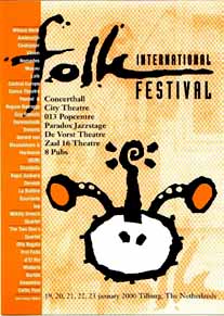 Flyer of Tilburg Internationale Folk Festival