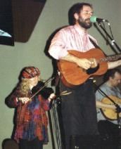 Sean Tyrell and Maire Breatnach at the Irish Folk Festival 96, photo by The Mollis