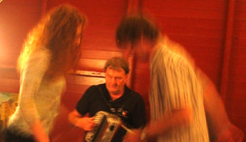 Seamus Begley and Dancers at Session, photo by Michael G. Rose