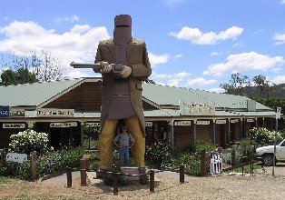 Ned Kelly Monument at Glenrowan