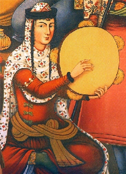Daf, Chehel-Sotoon Palast, Isfahan, Persien, 17. Jhd.