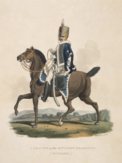 A Private of the 18th Light Dragoons (Hussars), 1812