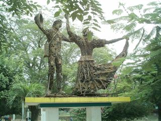 Monumento a la cumbia en El Banco