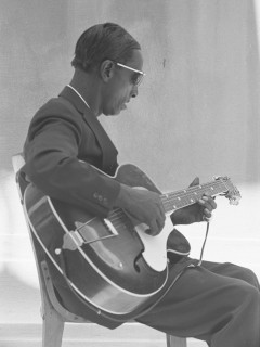 Fred McDowell at Berkeley Folk Music Festival Jubilee Concert, Greek Theatre